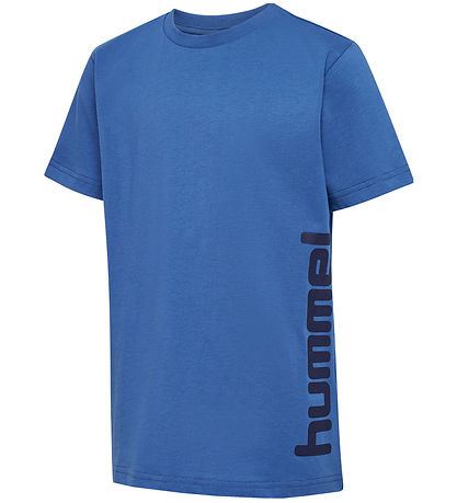 Hummel T-shirt - hmlPrint - Bright Cobalt/Black Iris Hummel T-shirt - hmlPrint - Bright Cobalt/Black Iris