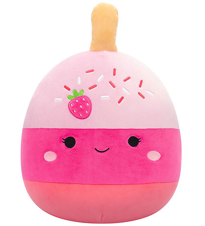 Squishmallows Bamse - 30 cm - Stawberry Cake Pop Squishmallows Bamse - 30 cm - Stawberry Cake Pop