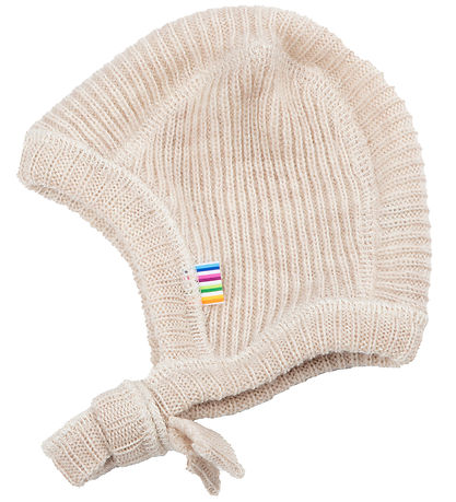 Joha Babyhjelm - Strik - Uld - Creme
