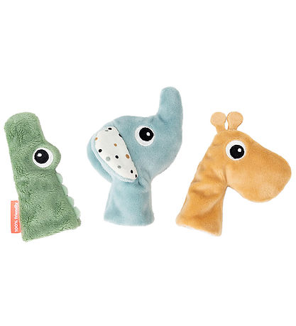 Done by Deer Fingerdukker - 3-pak - 9 cm - Colour Mix Done by Deer Fingerdukker - 3-pak - 9 cm - Colour Mix