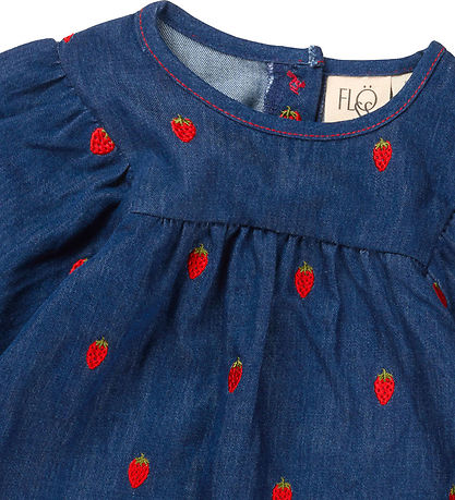 Flöss Kjole - Colette - Berry Denim Flöss Kjole - Colette - Berry Denim