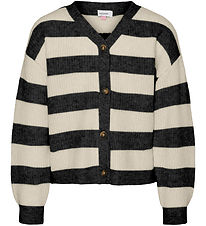 Vero Moda Girl Cardigan - Strik - VmNatahlie - Black/Small Strip Vero Moda Girl Cardigan - Strik - VmNatahlie - Black/Small Strip