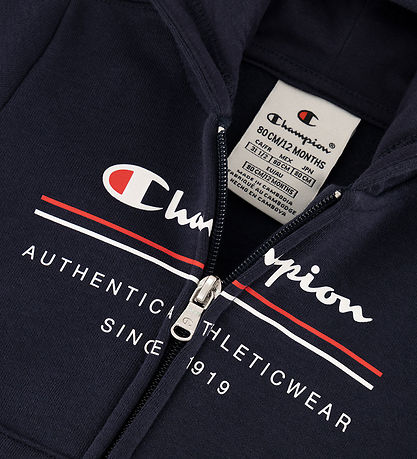 Champion Sweatsæt - Full Zip - Sky Captain