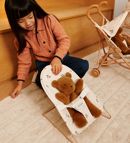 Liewood Dukke Skråstol - Mabel Doll Bouncer - Peach/Sea Shell Liewood Dukke Skråstol - Mabel Doll Bouncer - Peach/Sea Shell