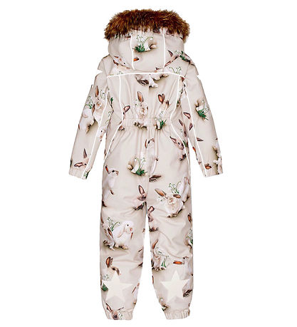 Molo Flyverdragt - Polaris Fur - Winter Rabbits
