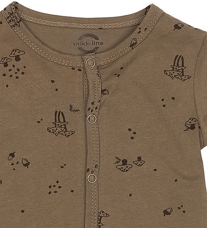 Mikk-Line Heldragt - 2-pak - Chocolate Chip Mikk-Line Heldragt - 2-pak - Chocolate Chip