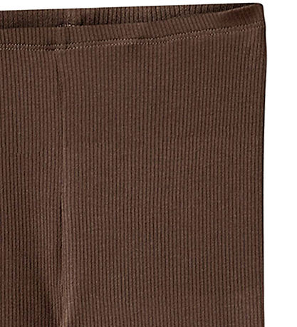 Sofie Schnoor Leggings - Rib - Chocolate Brown Sofie Schnoor Leggings - Rib - Chocolate Brown