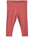Sofie Schnoor Leggings - Rib - Coral Pink Sofie Schnoor Leggings - Rib - Coral Pink