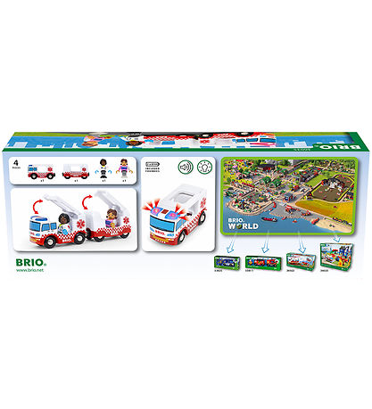 BRIO World Redningsambulance - 2 Dele - 36035