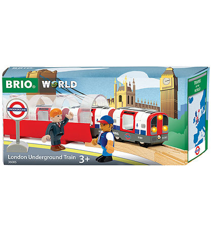 BRIO World London Undergrundstog - Batterridrevet - 36085 BRIO World London Undergrundstog - Batterridrevet - 36085