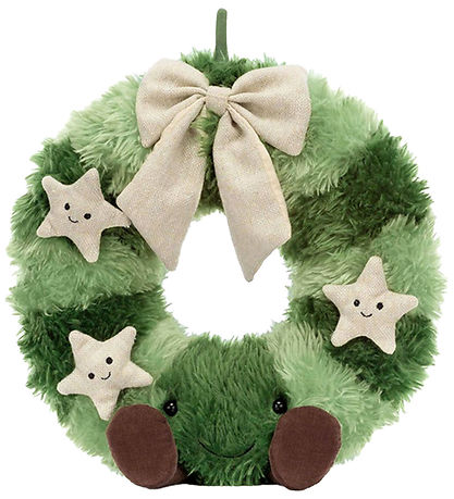 Jellycat Bamse - 18x35 cm - Nordic Spruce Wreath Jellycat Bamse - 18x35 cm - Nordic Spruce Wreath