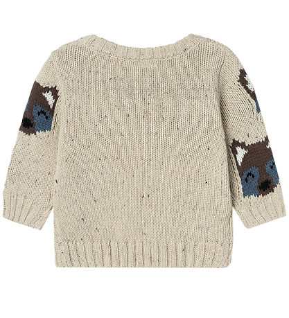 Name It Bluse - Strik - NbmOballe - Summer Sand Name It Bluse - Strik - NbmOballe - Summer Sand