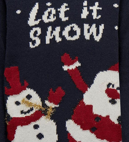 Kids Only Bluse - Strik - KogXmas Happy - Night Sky/Chiliepepper Kids Only Bluse - Strik - KogXmas Happy - Night Sky/Chiliepepper