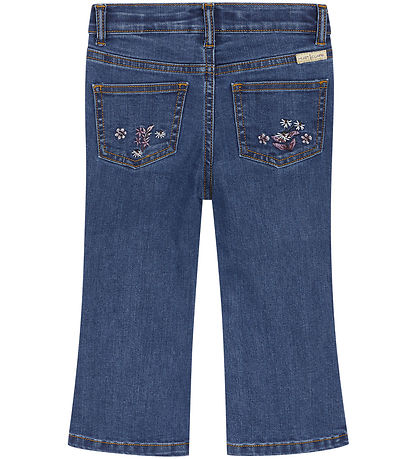 Hust and Claire Jeans - Joanna - Denim m. Blomster