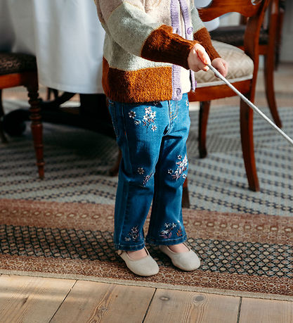 Hust and Claire Jeans - Joanna - Denim m. Blomster