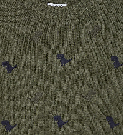 Hust and Claire Bluse - Strik - Pelle - Ivy Melange m. Dinosaure