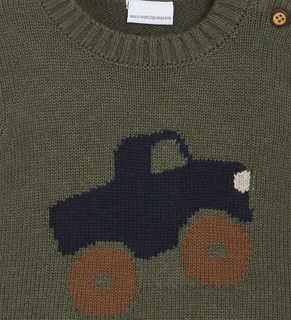 Hust and Claire Bluse - Strik - Pilou - Ivy Melange m. Monstertr Hust and Claire Bluse - Strik - Pilou - Ivy Melange m. Monstertr