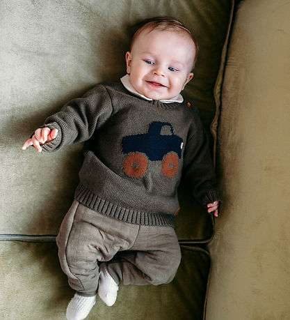 Hust and Claire Bluse - Strik - Pilou - Ivy Melange m. Monstertr Hust and Claire Bluse - Strik - Pilou - Ivy Melange m. Monstertr