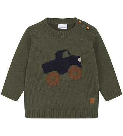 Hust and Claire Bluse - Strik - Pilou - Ivy Melange m. Monstertr Hust and Claire Bluse - Strik - Pilou - Ivy Melange m. Monstertr