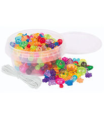 Playbox Perler - Transparente Blandet Perler - 180 Stk Playbox Perler - Transparente Blandet Perler - 180 Stk