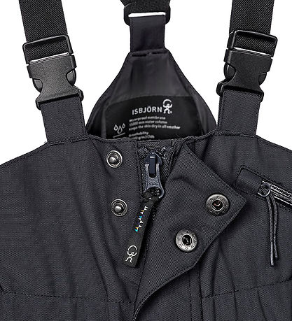 Isbjörn Of Sweden Skibukser m. Seler - Powder - Sort Isbjörn Of Sweden Skibukser m. Seler - Powder - Sort