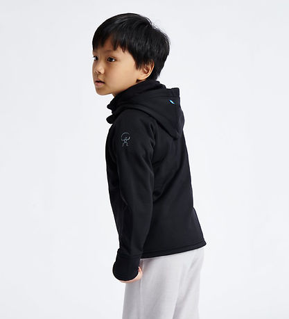 Isbjörn Of Sweden Softshelljakke m. Fleece - Panda - Sort