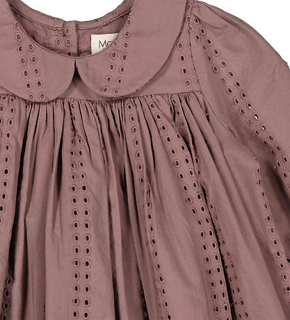 MarMar Kjole - Dulla - Dusty Grape m. Hulmønster MarMar Kjole - Dulla - Dusty Grape m. Hulmønster