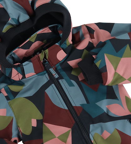 Danefæ Softshelljakke m. Fleece - Danolivia - Black Geofleur