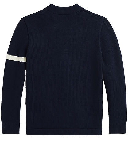 Polo Ralph Lauren Cardigan - Strik - Navy Polo Ralph Lauren Cardigan - Strik - Navy