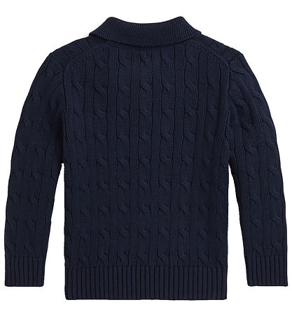 Polo Ralph Lauren Bluse - Strik - Navy Polo Ralph Lauren Bluse - Strik - Navy