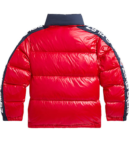 Polo Ralph Lauren Dunjakke - Rød m. Sort Polo Ralph Lauren Dunjakke - Rød m. Sort