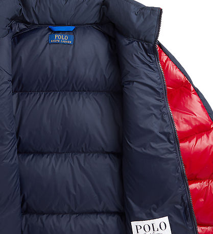 Polo Ralph Lauren Dunjakke - Rød m. Sort Polo Ralph Lauren Dunjakke - Rød m. Sort