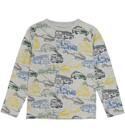 Minymo Bluse - Grey Melange Minymo Bluse - Grey Melange