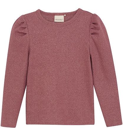 Minymo Bluse - Rib - Glitter - Deco Rose