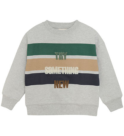 Minymo Sweatshirt - Grey Melange Minymo Sweatshirt - Grey Melange