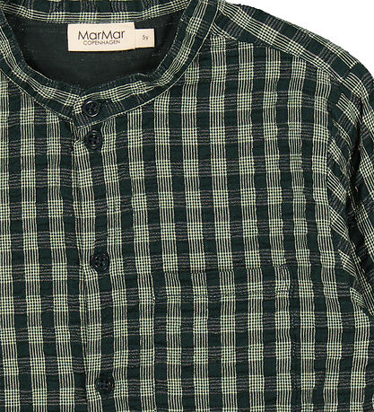 MarMar Skjorte - Theodor - Dark Leaf Check