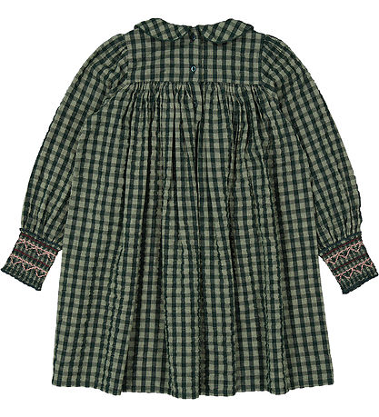 MarMar Kjole - Dabina - Dark Leaf Check MarMar Kjole - Dabina - Dark Leaf Check