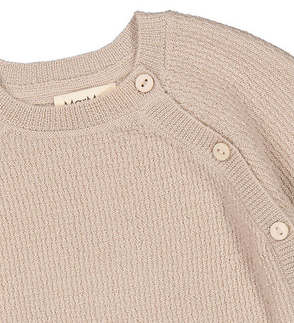 MarMar Bluse - Uld - Toll - Grey Sand MarMar Bluse - Uld - Toll - Grey Sand