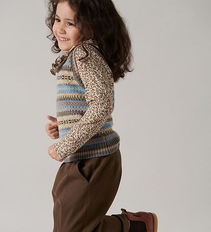 MarMar Vest - Uld/Bomuld - Taj - Fair Isle MarMar Vest - Uld/Bomuld - Taj - Fair Isle