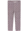 Hust and Claire Leggings - Vaflet - Lamia - Gray Lilac m. Blomst Hust and Claire Leggings - Vaflet - Lamia - Gray Lilac m. Blomst