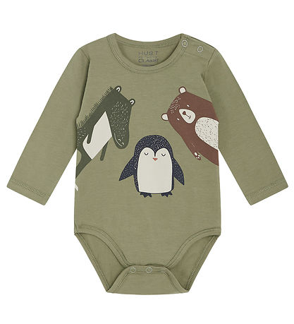 Hust and Claire Body l/æ - Buster - Turtle Green m. Dyr Hust and Claire Body l/æ - Buster - Turtle Green m. Dyr