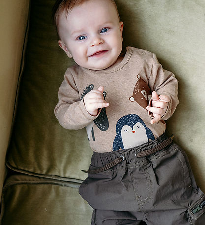 Hust and Claire Body l/æ - Buster - Beige Melange m. Dyr Hust and Claire Body l/æ - Buster - Beige Melange m. Dyr