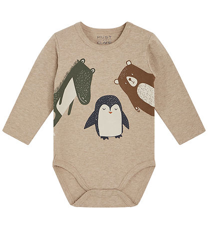 Hust and Claire Body l/æ - Buster - Beige Melange m. Dyr Hust and Claire Body l/æ - Buster - Beige Melange m. Dyr