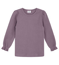Hust and Claire Bluse - Rib - Amma - Dark Plum Hust and Claire Bluse - Rib - Amma - Dark Plum