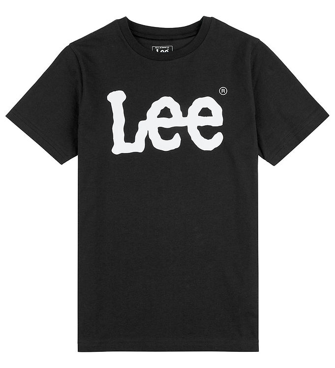 Lee T-shirt - Wobbly Graphic - Sort