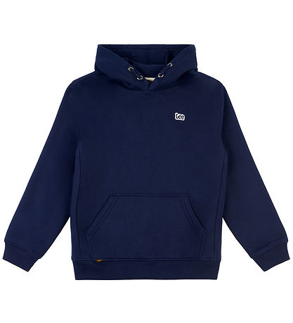 Lee Hættetrøje - Badge BB - Navy Blazer Lee Hættetrøje - Badge BB - Navy Blazer