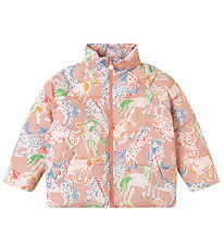 Stella McCartney Kids Dynejakke - Rosa m. Heste Stella McCartney Kids Dynejakke - Rosa m. Heste