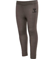 Hummel Leggings - Uld - HmlWolly - Major Brown Hummel Leggings - Uld - HmlWolly - Major Brown