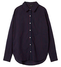 LMTD Skjorte - NlfHelle - Navy Blazer/Salsa LMTD Skjorte - NlfHelle - Navy Blazer/Salsa