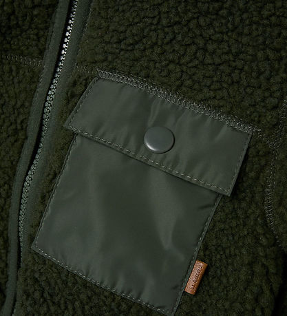 Name It Fleecejakke - NmmMall - Teddy - Climbing Ivy Name It Fleecejakke - NmmMall - Teddy - Climbing Ivy